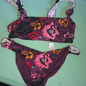 Floral swim suit